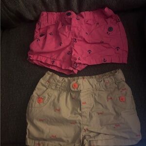 Carter’s Girls Shorts Bundle | Size 6X | 2-Pack Summer Play Shorts